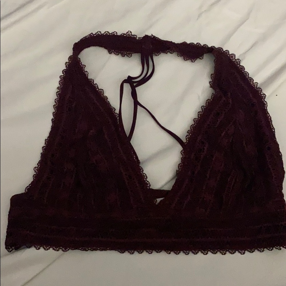 Maroon bralette